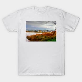 Hengistbury Head Beach Huts Bournemouth Dorset T-Shirt